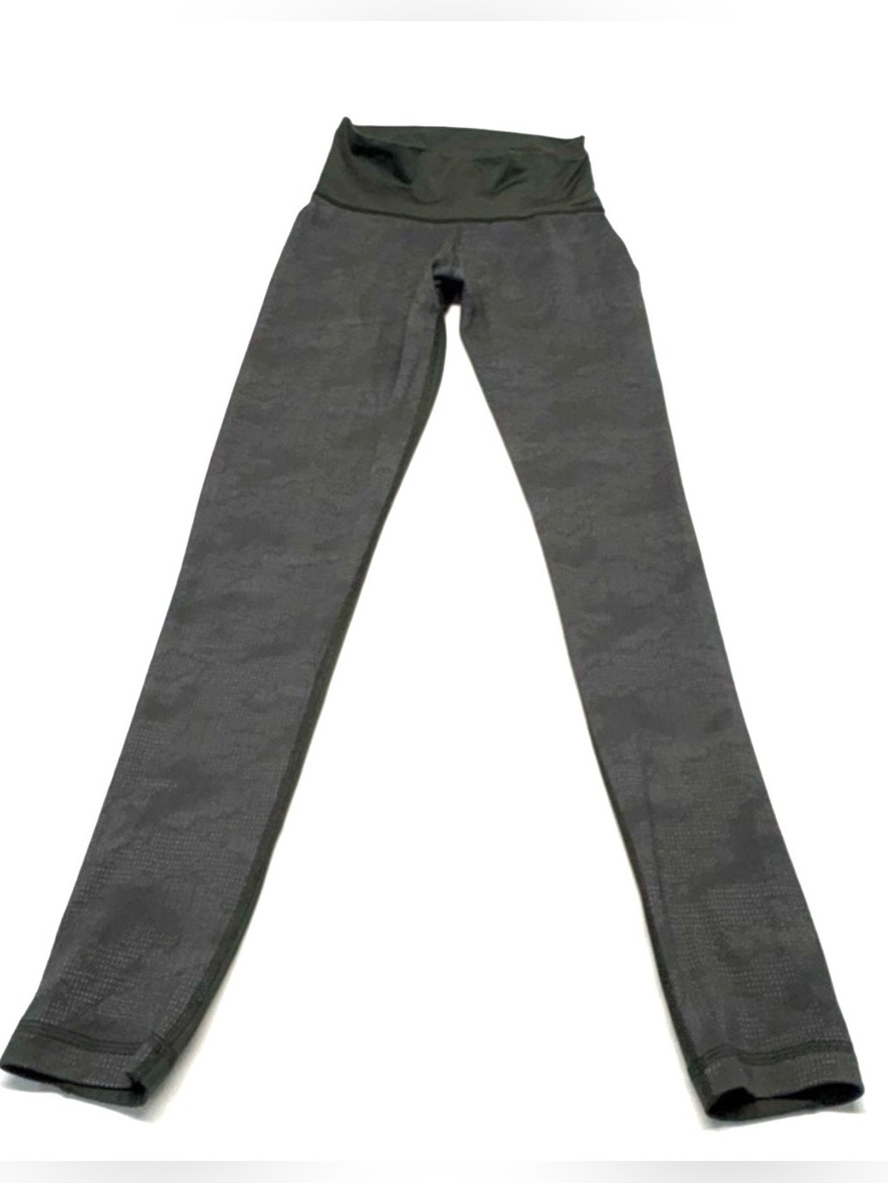 Adidas Aeroknit Seamless High-Rise 7/8 Tights - Sage Green - Size  Small
